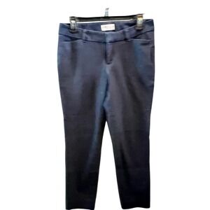 Old Navy Pixie Ankle Pants Womens 10 Regular Navy Blue Stretch Skinny Chino